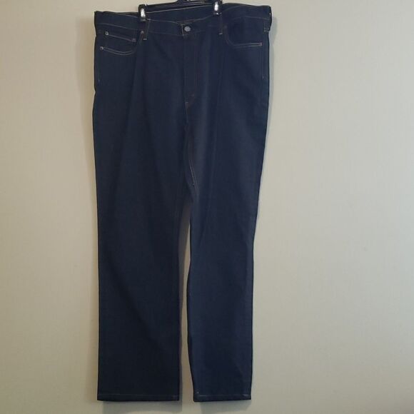 𝅺men's Levi's 541 42W 34L Dark Wash Denim Jeans - Picture 1 of 11